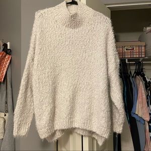 Comfy and Cute White Sweater! 🤍🥰